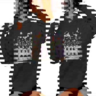 Cute Owl Lover Floral Butterfly Nature Aesthetic Girls Women Hoodie | Mazezy