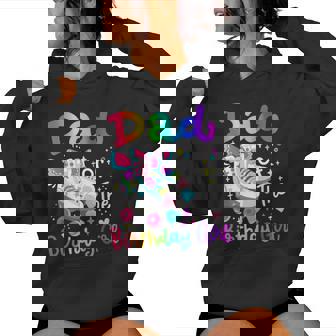 Dad Of The Birthday Girl Skater Roller Skate Family Party Women Hoodie - Thegiftio