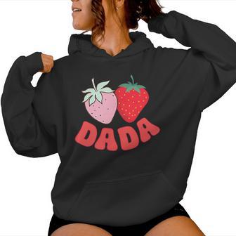 Dada Of The Berry First Birthday Of Girl Strawberry Mom Women Hoodie - Thegiftio UK
