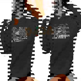 Dada Of The Birthday Boy One Lucky Duck 1St Birthday Family Women Hoodie - Monsterry