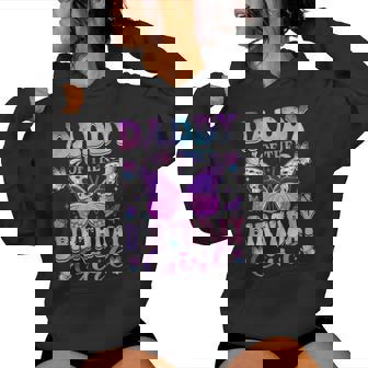 Daddy Of The Birthday Girl Butterfly Party Matching Family Women Hoodie | Mazezy