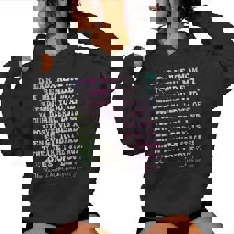 Dear Dance Mom Behind Me Sending You Retro On Back Women Hoodie | Mazezy