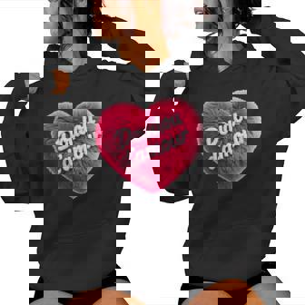 Doudou D’Amour Mignon Et Humoristiqueaint-Valentin Sweat à capuche femme - Cadeauxyz
