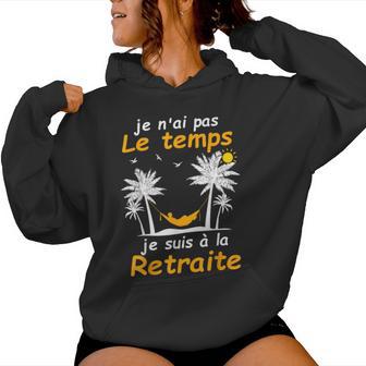 Drôle Retraite Humour Idee Cadeau Homme 2024 Retraite Sweat à capuche femme - Cadeauxyz