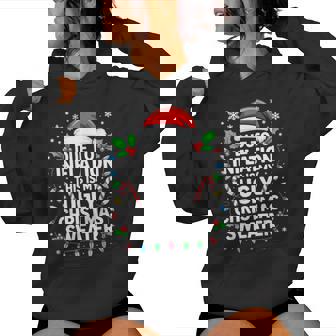 Due To Inflation Ugly Christmas Sweater Xmas Women Hoodie | Seseable CA