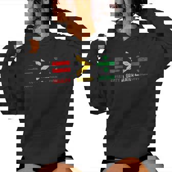 Equality Is Greater Than Division Math Teacher Black History Women Hoodie - Monsterry