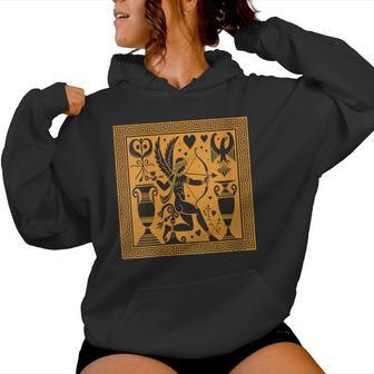 Eros Dieu Grec Grèce Antique Mythologie Mythe Grecque Sweat à capuche femme - Cadeauxyz