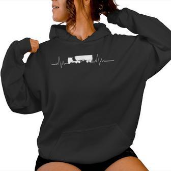 Es Camioneras Conductoras De Camiones De Gran Tamaño Sudadera con capucha para mujer - Regaloses