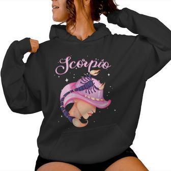 Escorpio Zodiaco Horóscopoigno Cumpleaños Tarot Astrología Cuello Sudadera con capucha para mujer - Regaloses