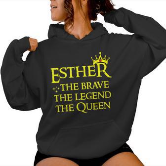 Esther The Brave The Legend The Queen Happy Purim Costume Women Hoodie | Seseable UK