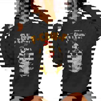 F Caw F Rooster Bird Fcawf Chicken Whisperer Fawk Off Women Hoodie | Mazezy