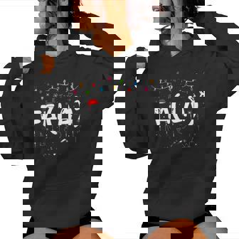 Fa La8 Christmas Santa Fa La Math Teacher Women Women Hoodie - Monsterry