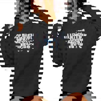 Floral Occupational Therapy Coquette Bow Ota Women Hoodie | Seseable UK