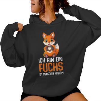 Fuchs Kostüm Füchse Mädchen Kinder Damen Kapuzenpullover für Damen - Geschenkecke
