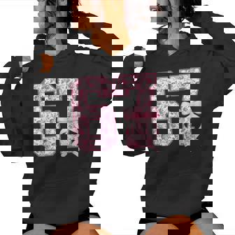 67 Six Seven Coquette Girly Pink Toile Girls Women Hoodie - Monsterry