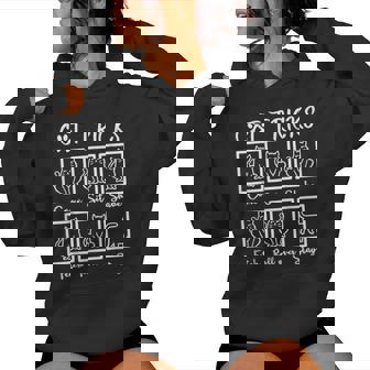 Cat Tricks For Cat Owner Kitten Dad Mom Kitty Women Hoodie | Mazezy