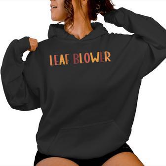 Leaf Blower Fall Costume Couple Halloween Matching Women Hoodie - Thegiftio UK