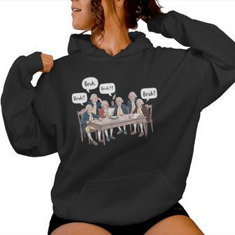 History Teacher Founding Fathers Historical Humor Women Hoodie - Thegiftio