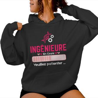 Future Ingénieure Étudiante Fille En Cours Cadeau Ingenieur Sweat à capuche femme - Cadeauxyz