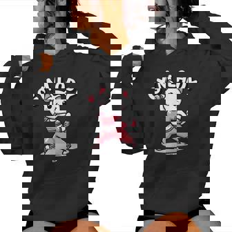 Gimnasio Dama Gato Divertido Fitness Entrenamiento Dulce Es Sudadera con capucha para mujer - Regaloses