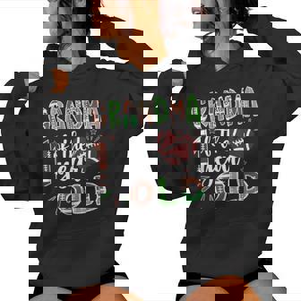 Grandma Of The 1 Year Old Football 1St Birthday Boy Matching Women Hoodie - Thegiftio