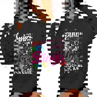 Grandma Bingo Player Bingo Quote Women Hoodie | Seseable UK