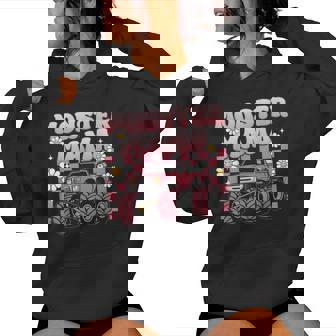 Groovy Monster Truck Mama Mom Monster Truck Are My Jam Truck Women Hoodie | Seseable CA