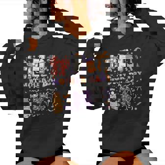 Halloween Postpartum Coquette Mother Baby Nurse Halloween Women Hoodie | Mazezy