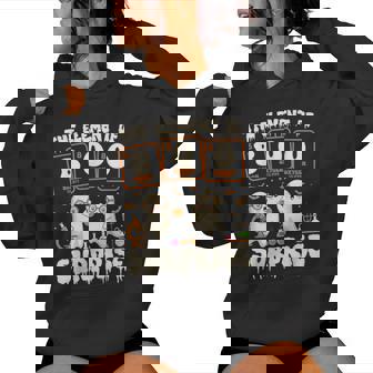 Halloween Science Ghost Teacher The Element Of Surprise Women Hoodie | Mazezy