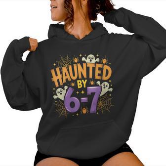 Haunted By 67 Halloween Women Hoodie - Thegiftio UK
