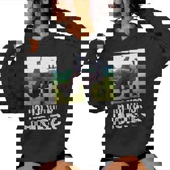 Hold Your Horses Horse Meme For Man Woman Women's Hoodie | Mazezy