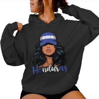 Honduran Girl Honduras Flag Proud Hondureña Women Women Hoodie - Thegiftio