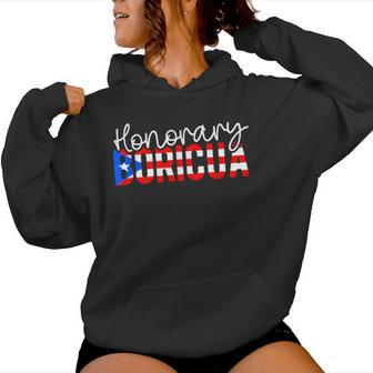Honorary Boricua Puerto Rico Flag Boricua Husband Wife Women Hoodie - Thegiftio UK