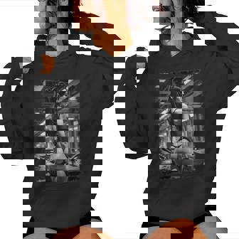 Hot Girl On 男性用 セクシー ブーティー ガール カーショー 1 Bw レディースパーカー - Kawaiitshirt