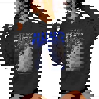 Huh ファニーダンクキャットミーム 女性&男性向け ヒンジなし グーフィーキャット レディースパーカー - Kawaiitshirt