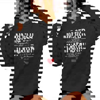 Humour Couple Mon Coeur Appartient A Un Motard Qui Déchire Sweat à capuche femme - Cadeauxyz