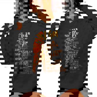 I-Am Black Woman Educated Magic Intelligent Black History Women Hoodie - Thegiftio