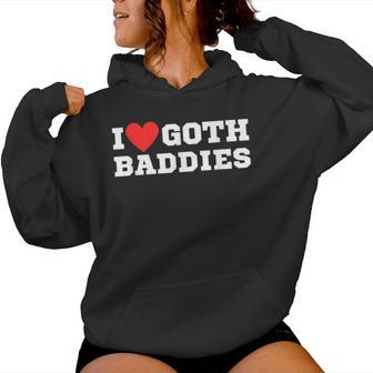 Ich Liebe Goth-Girls Kapuzenpullover für Damen - Geschenkecke