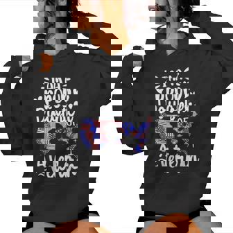 I'm A Proud Daughter Of A Veteran Father's Day Girls Women Hoodie - Monsterry