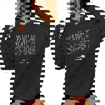 I'm With The Sexy Referee Adult Costume Women Hoodie | Mazezy