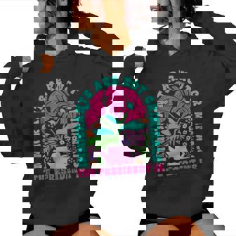 Immigrants Are Not Criminals The President Is Floral Retro Women Hoodie - Thegiftio