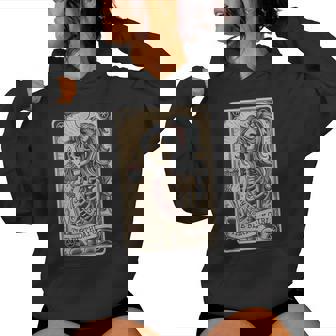 It's My 35Th The Birthday Girl Tarot Card Skeleton Women Hoodie | Mazezy