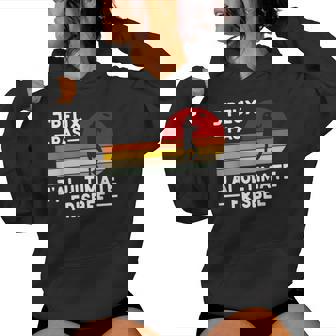 Je Peux Pas J'ai Ultimate Frisbee Humour Entraineur Joueur Sweat à capuche femme - Cadeauxyz