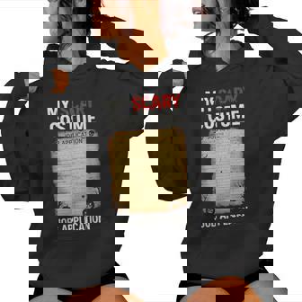 Job Application Costume Scary Halloween Costumes For Girls Women Hoodie - Monsterry