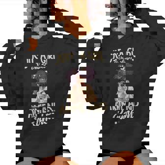 Just A Girl Who Loves Anime And Ramen African American Women Hoodie - Thegiftio