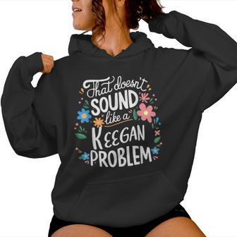 Keegan Personalized Cute Girls Keegan Name Women Hoodie - Thegiftio UK