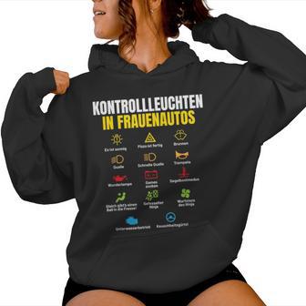 Kontrollleuchten In Frauenautos I Werkstatt Tuner Auto Kapuzenpullover für Damen - Geschenkecke