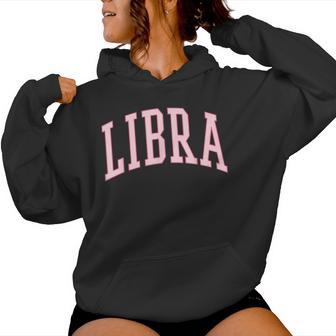 Libra Birthday Pink Preppy Woman Women Hoodie - Thegiftio UK