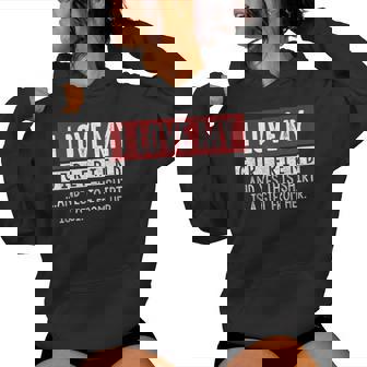 I Love My Girlfriend And Yes This Is A- From Her レディースパーカー - Kawaiitshirt