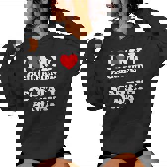 I Love My Girlfriend I Love My Girlfriendotay Away レディースパーカー - Kawaiitshirt